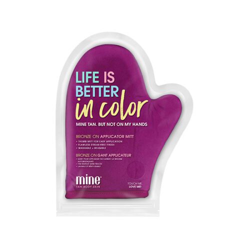 Life Is Better In Color Applicator Mitt fra Minetan